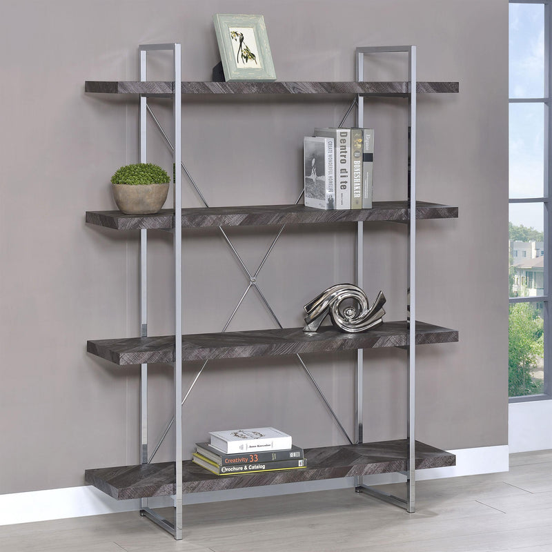 Diamond Modern Furniture COA Bookcases 4-Shelf 802613 IMAGE 9