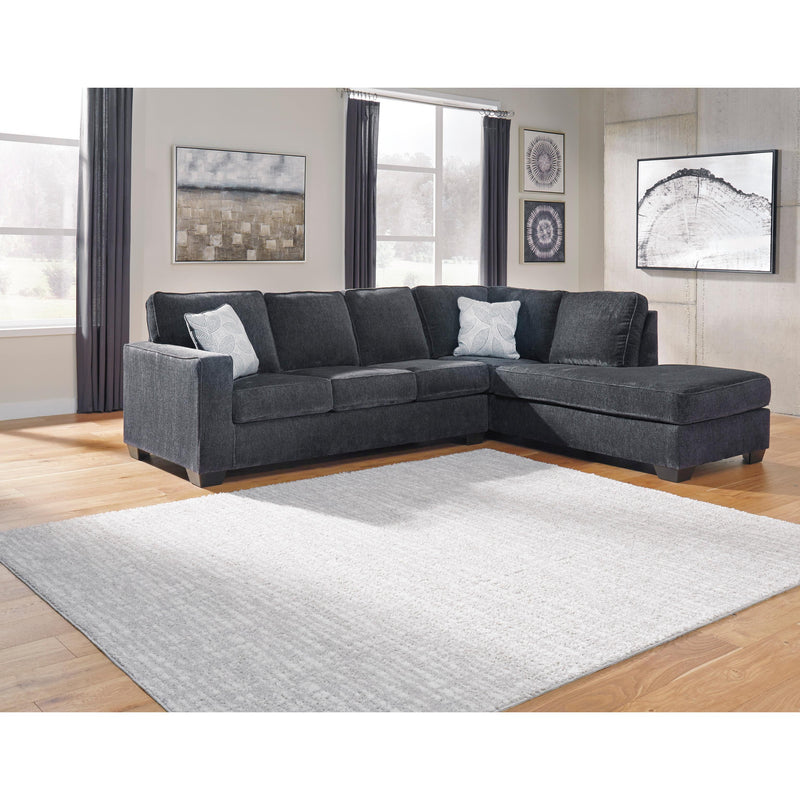 Signature Design by Ashley Altari Fabric Full Sleeper Sectional 8721310/8721317 IMAGE 2