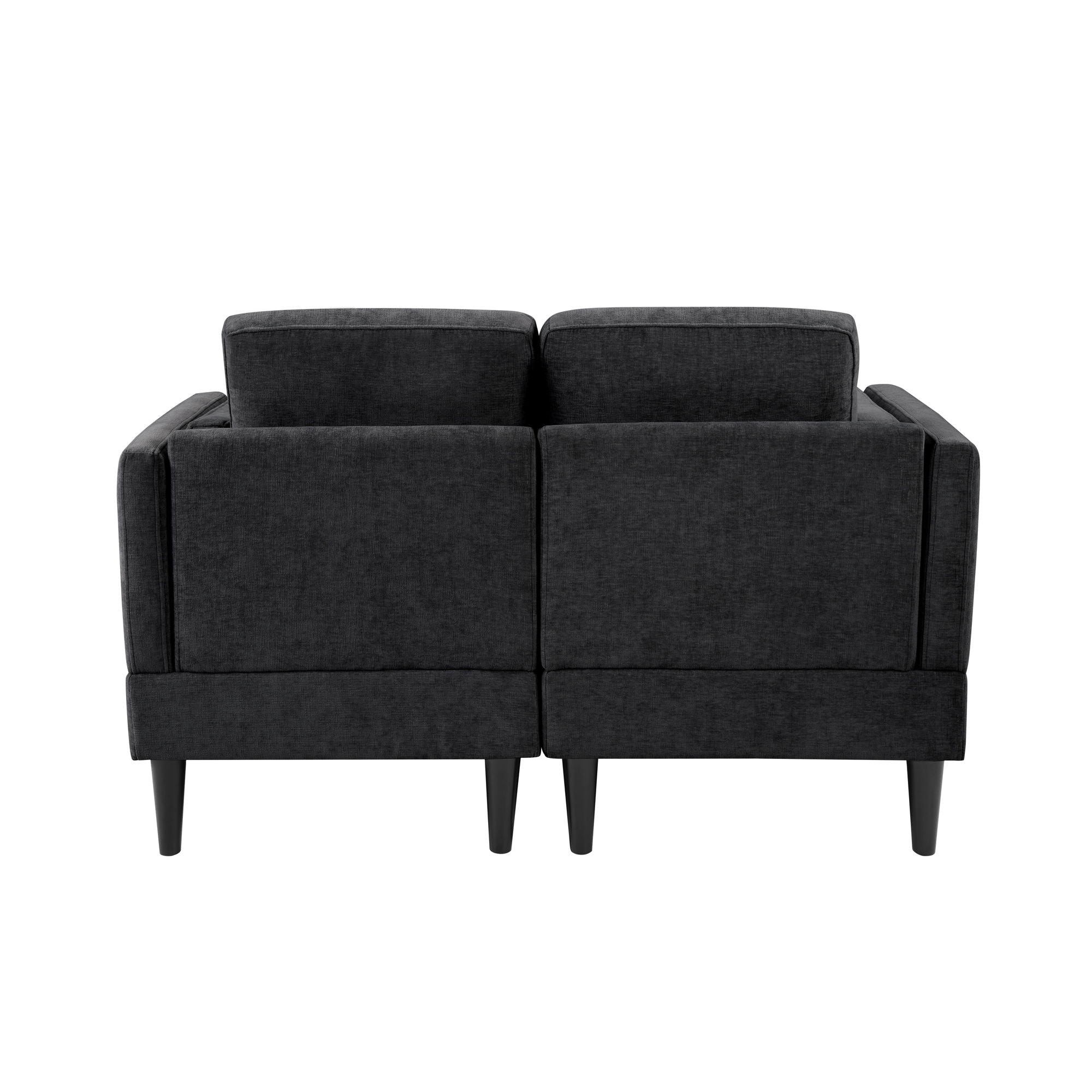 Chaise Lounge Sofa Bed With Dual Layer Armrests For Living Room