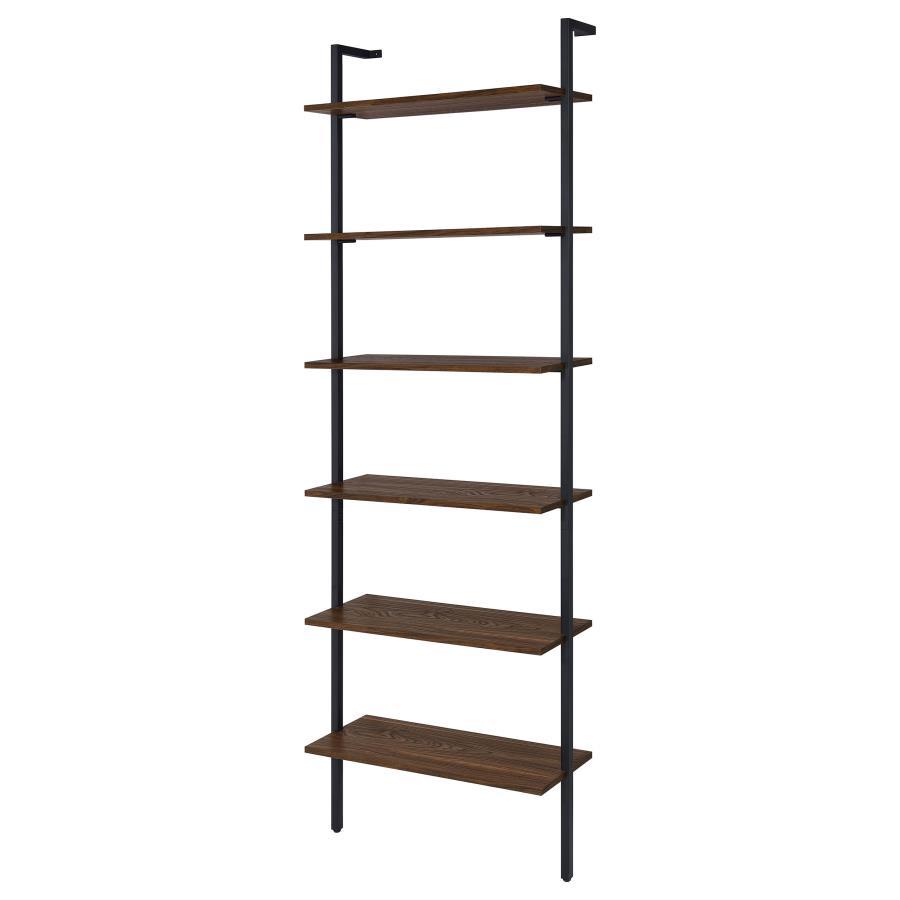Owens - 3 Piece Wall Mounted Bookshelf Set - Walnut