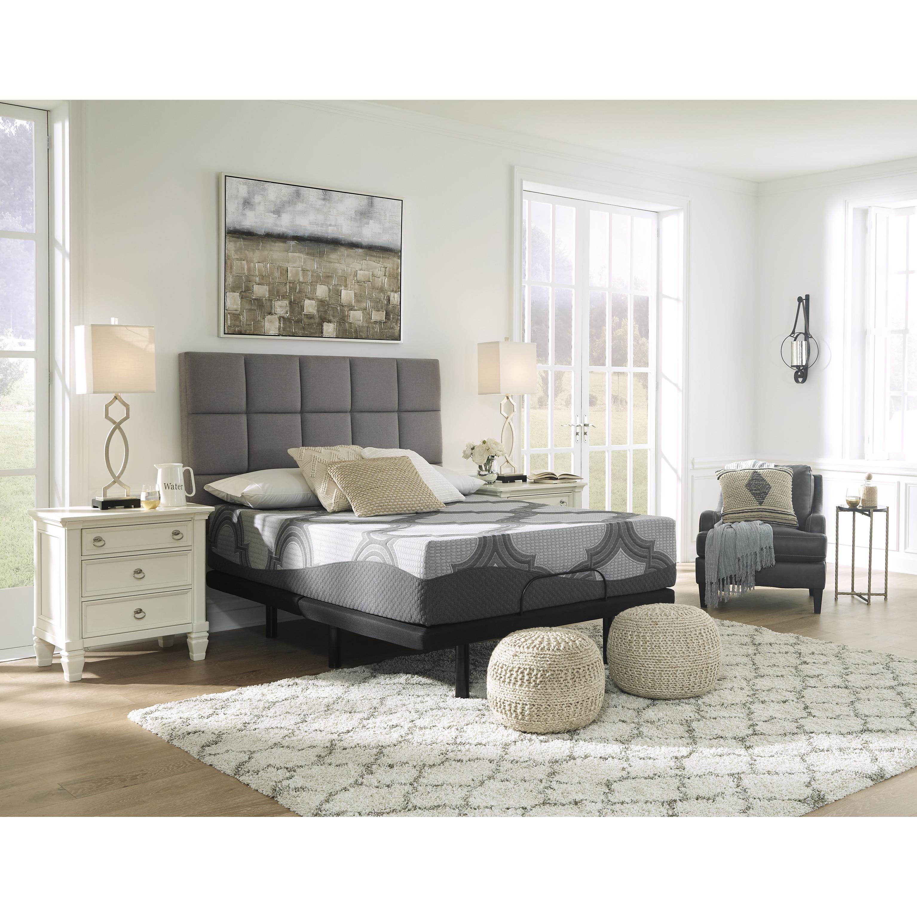 Sierra Sleep 12 Inch Ashley Hybrid M62851 California King Mattress IMAGE 10