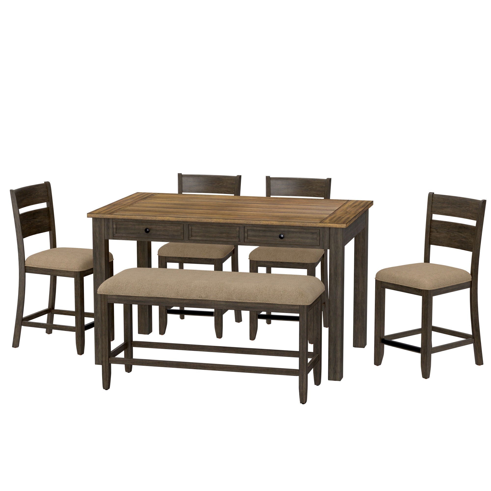 6 Piece Gathering Dining Set