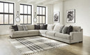 Artsie 3-Piece Sectional with Ottoman