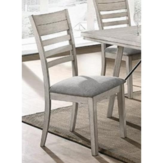 Crown Mark White Sands Dining Chair 2132S IMAGE 1