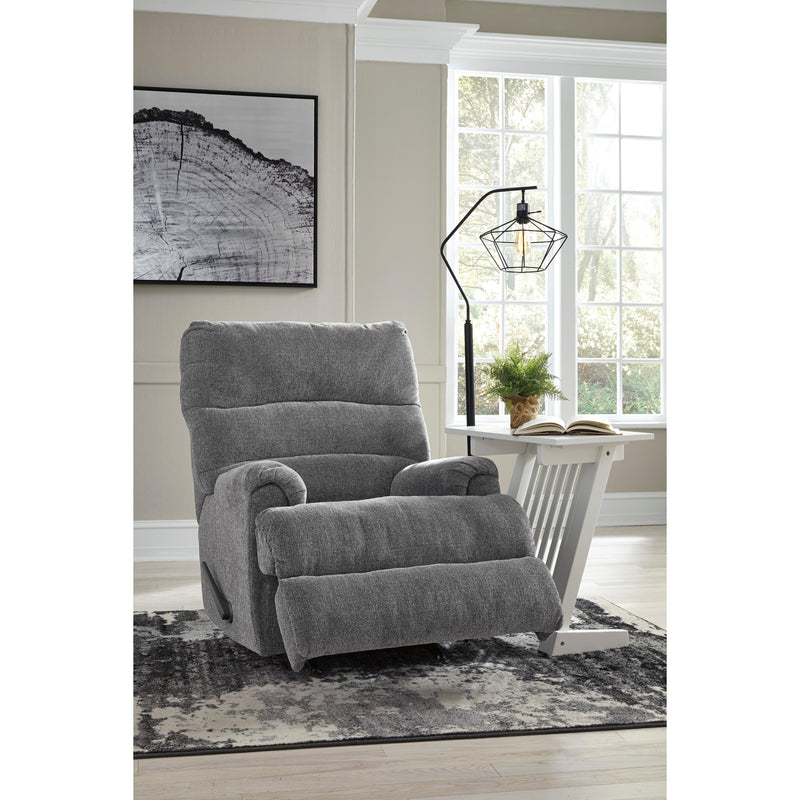 Signature Design by Ashley Man Fort Rocker Fabric Recliner 4660525 IMAGE 5