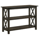 Rachelle 2-shelf Wood Entryway Console Table Deep Merlot