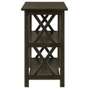 Rachelle 2-shelf Wood Entryway Console Table Deep Merlot