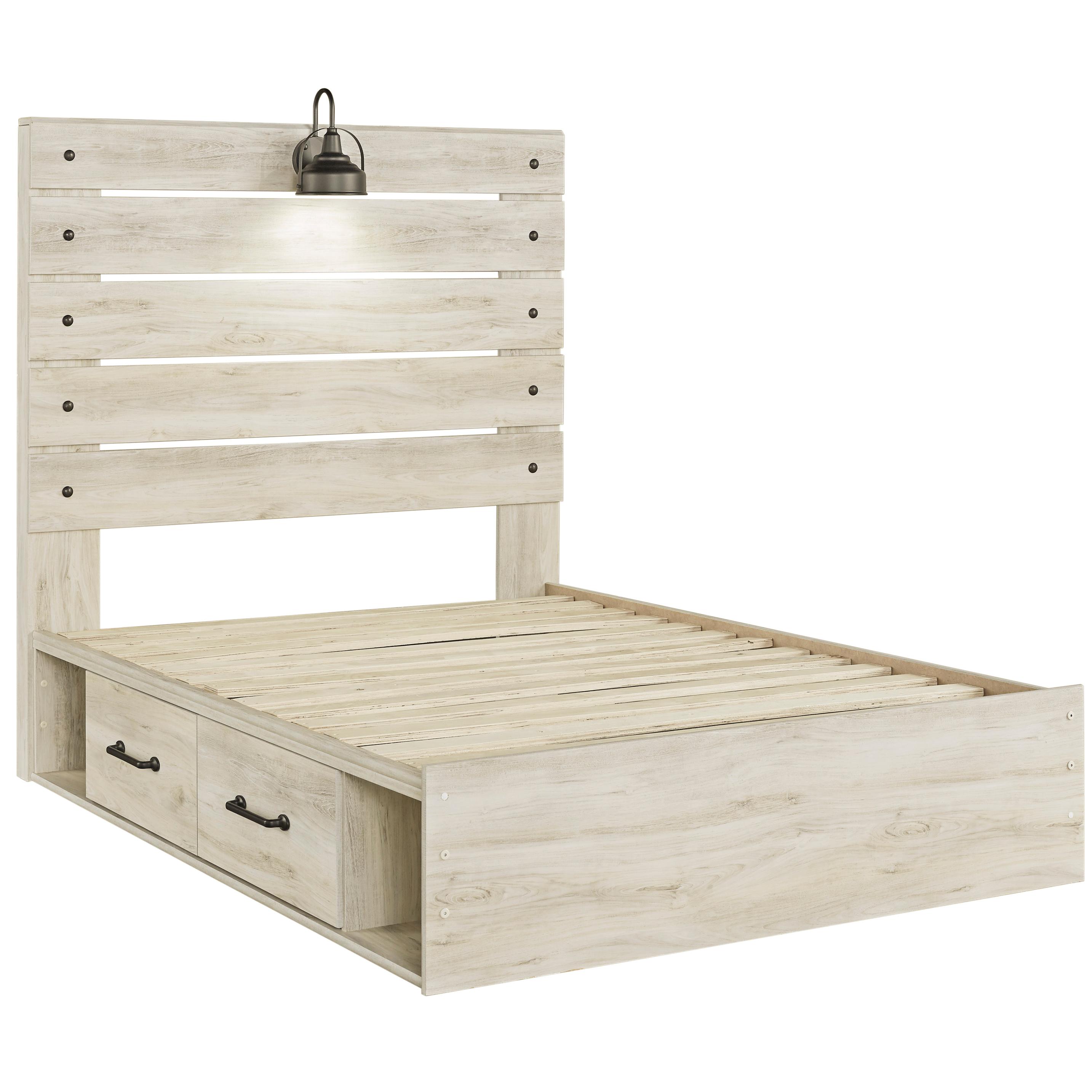 Signature Design by Ashley Cambeck B192B16 Full Panel Bed with 2 Storage Drawers IMAGE 2