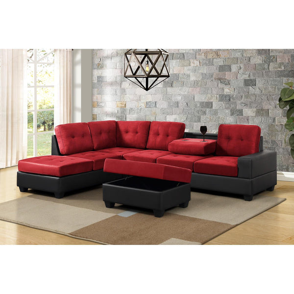 Happy Homes Heights Fabric 2 pc Sectional PU7Heights IMAGE 1