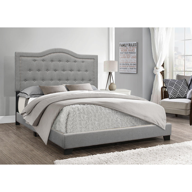 Happy Homes Emma Full Upholstered Bed Emma Full Bed - Gray IMAGE 1