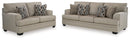 Stonemeade Sofa Chaise, Chair, and Ottoman
