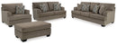 Stonemeade Sofa Chaise, Chair, and Ottoman
