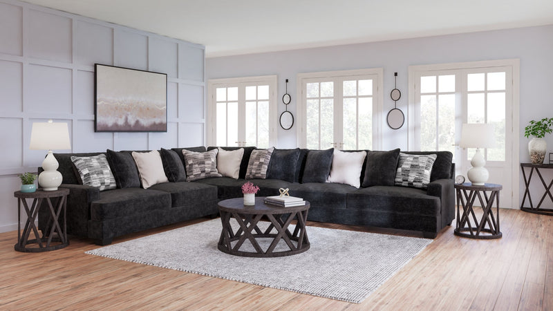 Lavernett 3-Piece Sectional with Ottoman