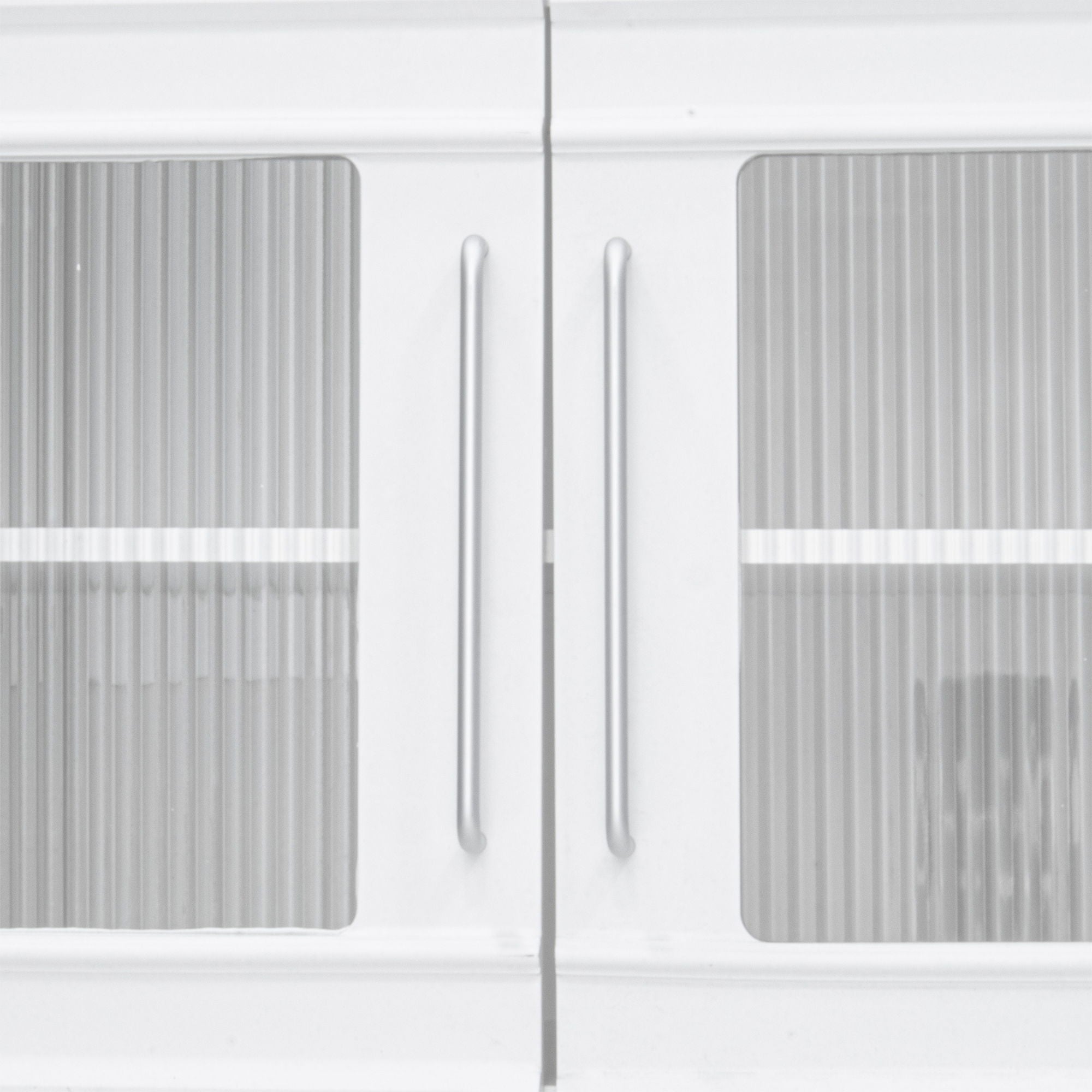 Wall Unit Modern Entertainment Center With Glass Doors