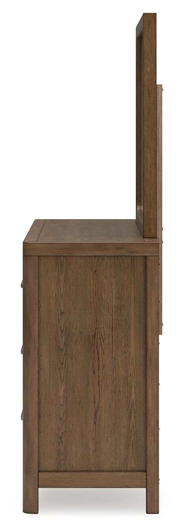 Cabalynn - Dresser And Mirror - Light Brown