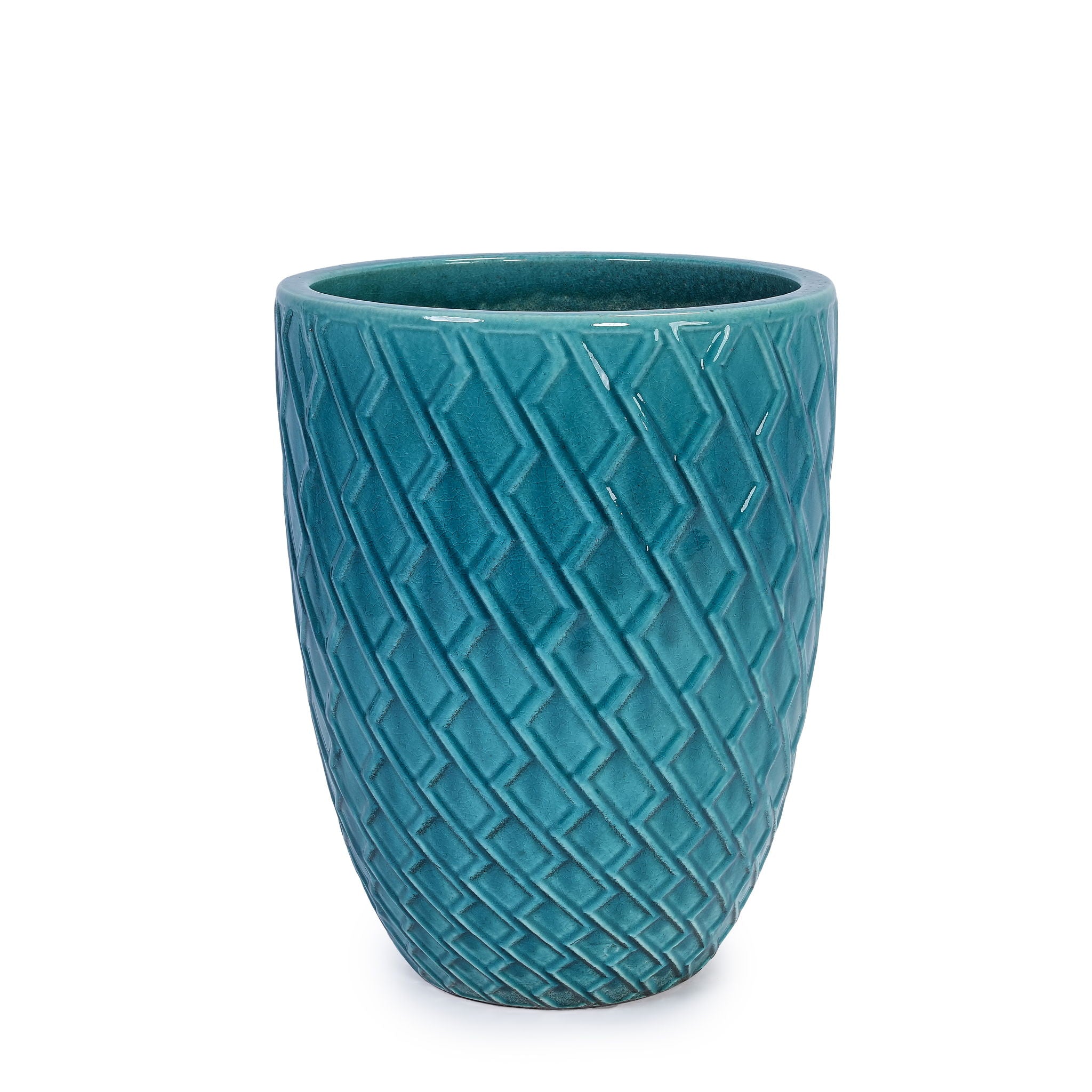 Ceramic Flowerpot, Planter For Patio, Garden, Windowsill