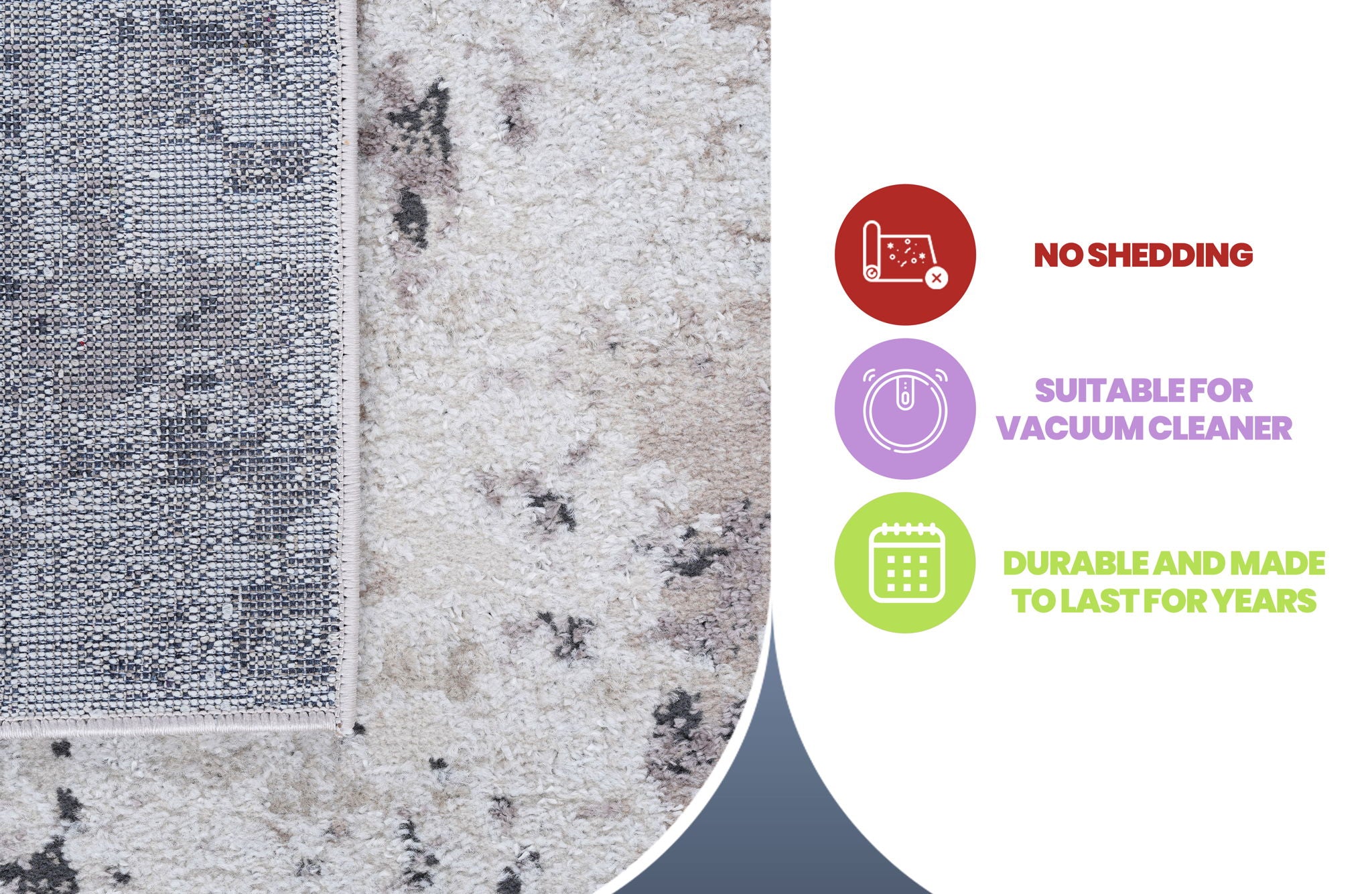 Payas - 8' X 10' Abstract Area Rug - Cream / Brown