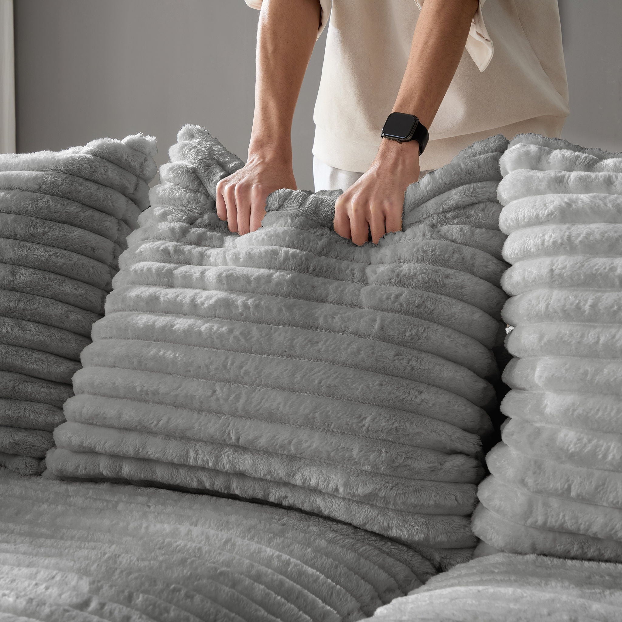 Modern Comfy Upholstered Sofa Cloud Couch & Deep Seat Couches