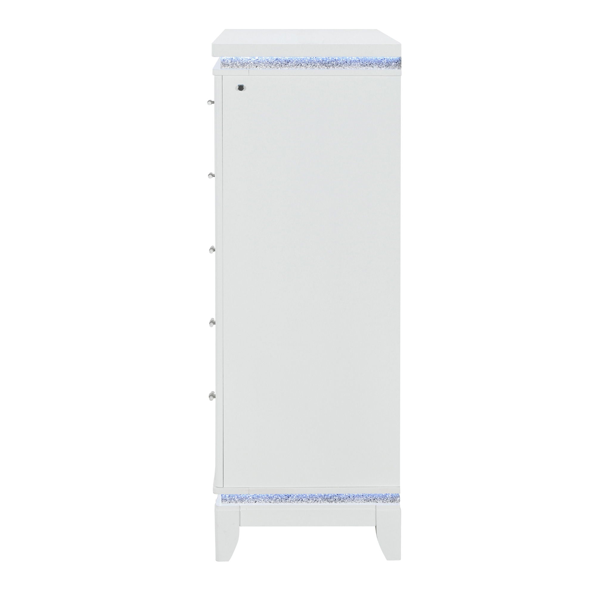 Adalid - Chest With LED Lighting - White