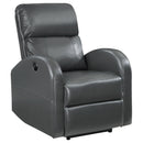 Grant Upholstered Power Recliner Chair Brown