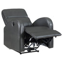 Grant Upholstered Power Recliner Chair Brown