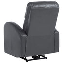 Grant Upholstered Power Recliner Chair Brown