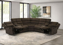Atkinson Upholstered Reclining Sectional Sofa