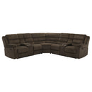 Atkinson Upholstered Reclining Sectional Sofa