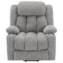 Houston Upholstered Power Lift Recliner Chair Camel
