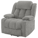 Houston Upholstered Power Lift Recliner Chair Camel