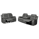 Nolan  Upholstered Sofa Set Charcoal
