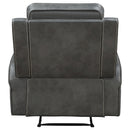 Raelynn Upholstered Power Lift Recliner Chair Grey