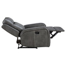 Raelynn Upholstered Power Lift Recliner Chair Grey
