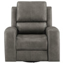 Brickston Triple Power Swivel Glider Recliner Charcoal