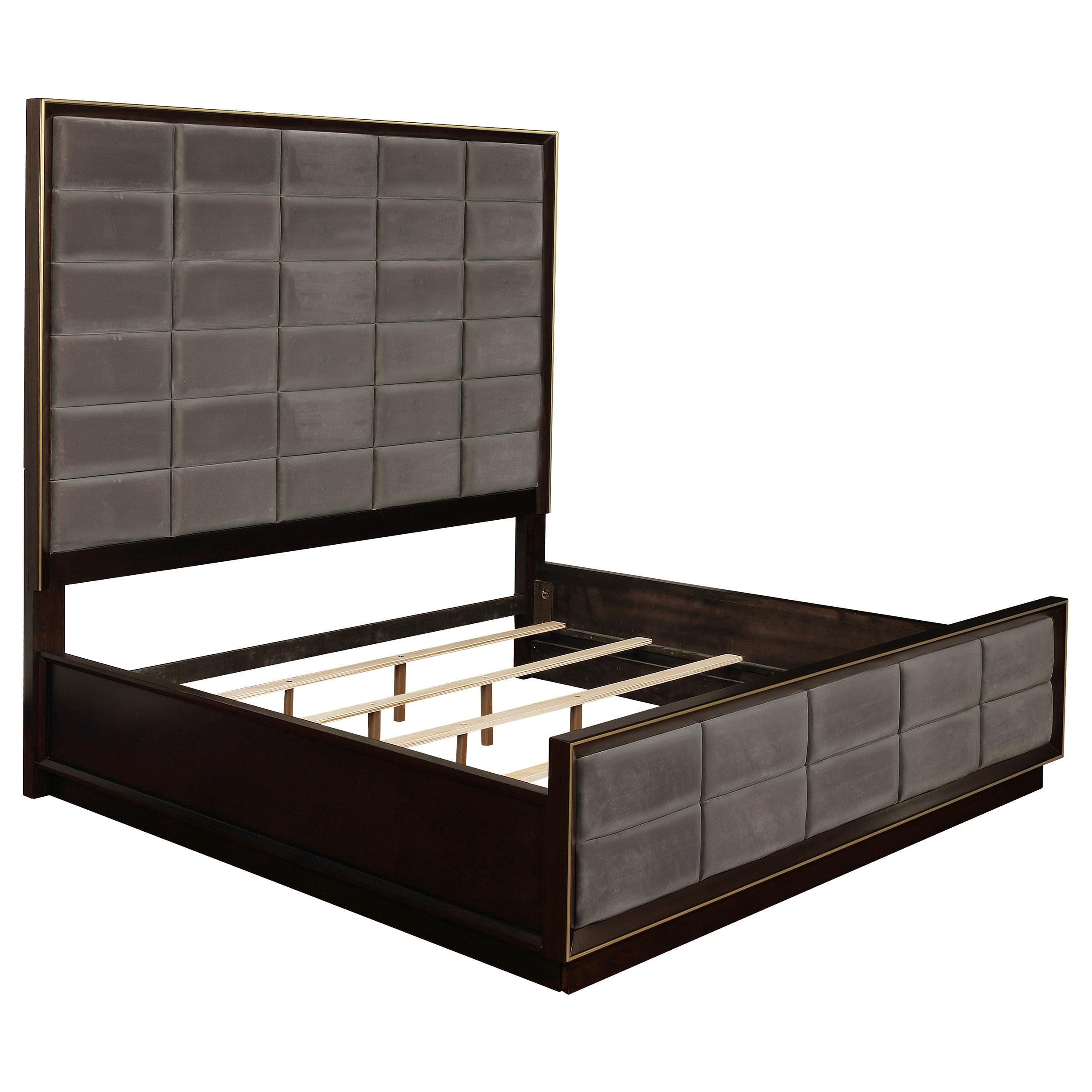 Coaster Furniture Luddington California King Upholstered Panel Bed 223261KW IMAGE 1