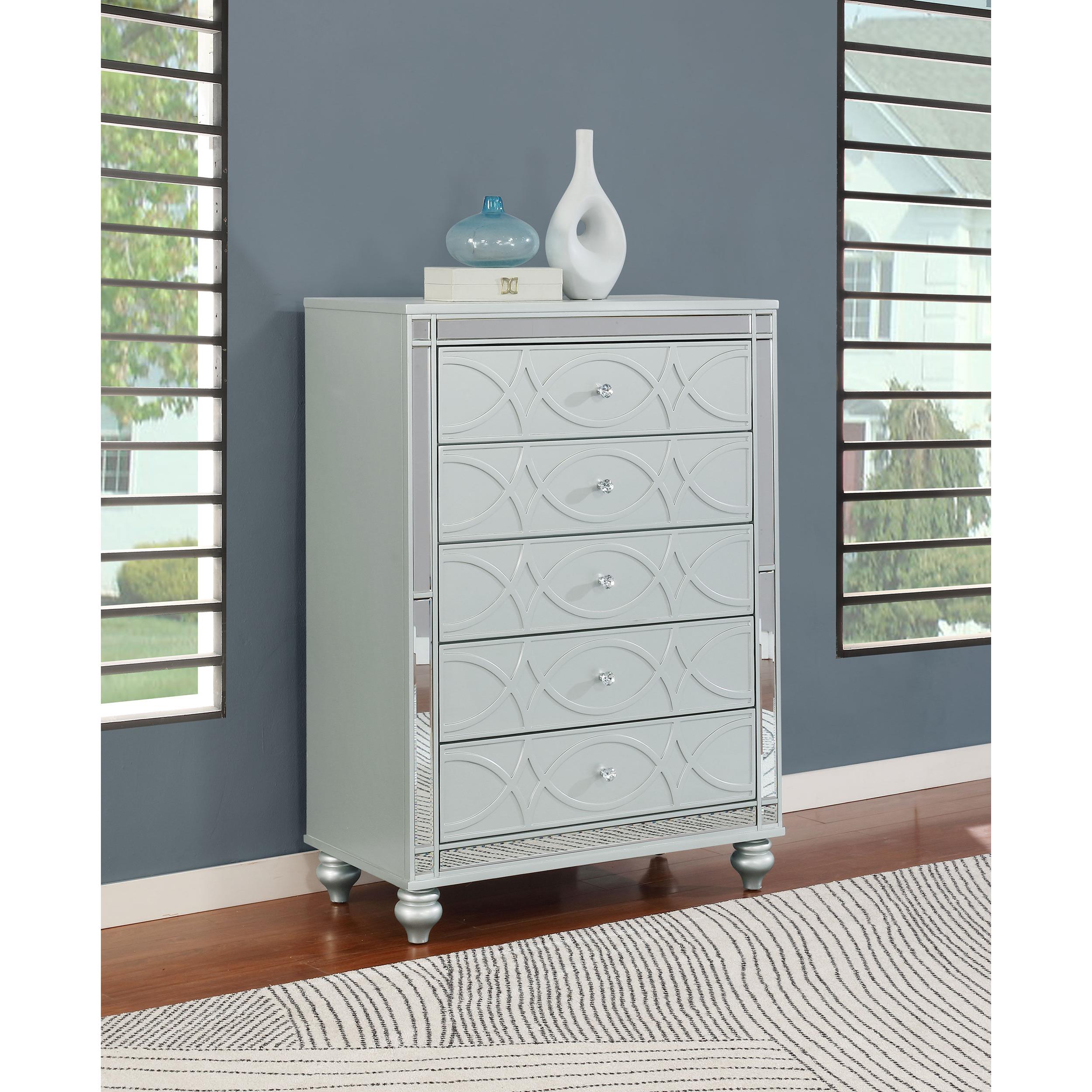 Diamond Modern Furniture COA Gunnison 5-Drawer Chest 223215 IMAGE 9