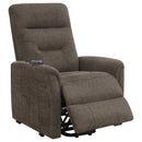 Henrietta Upholstered Power Lift Massage Chair Beige