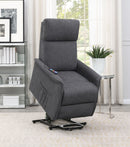 Herrera Upholstered Power Lift Massage Chair Beige