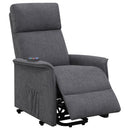Herrera Upholstered Power Lift Massage Chair Beige