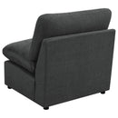 Collins Modular Armless Chair Grey