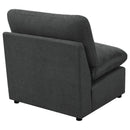 Collins Modular Armless Chair Grey