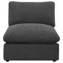 Collins Modular Power Armless Recliner Dark Grey