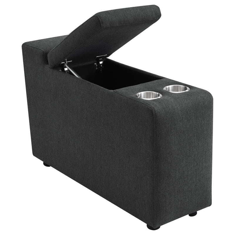 Collins Modular Power Armless Recliner Dark Grey