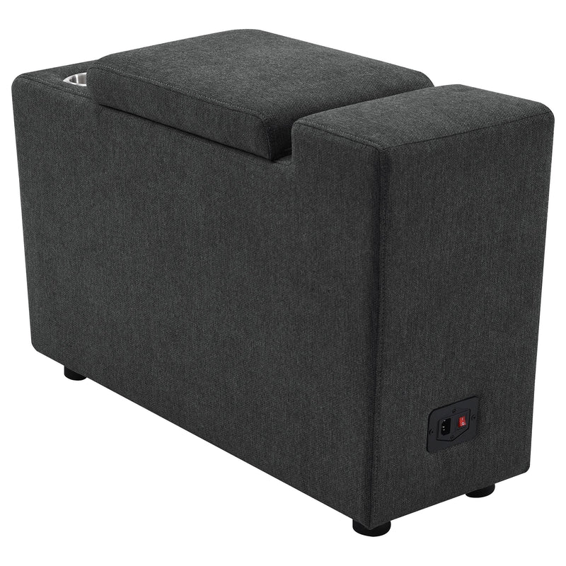 Collins Modular Power Armless Recliner Dark Grey