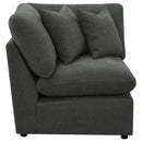 Collins Modular Power Armless Recliner Dark Grey