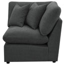 Collins Modular Power Armless Recliner Dark Grey