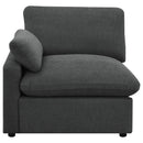 Collins Modular Power Armless Recliner Dark Grey