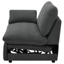 Collins Modular Power Armless Recliner Dark Grey
