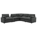 Collins  Modular Power Reclining Sectional Dark Grey