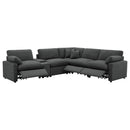 Collins  Modular Power Reclining Sectional Dark Grey